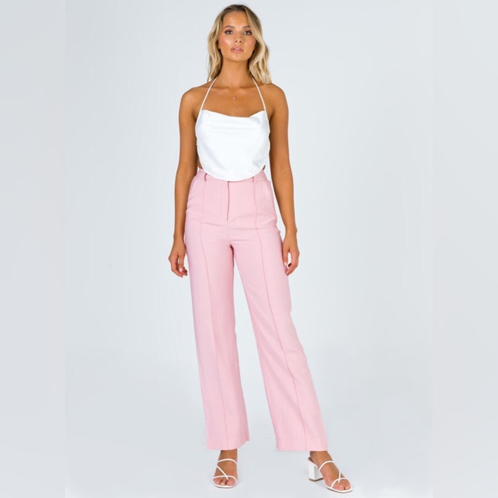 PRINCESS POLLY pink Kirstyn Pants